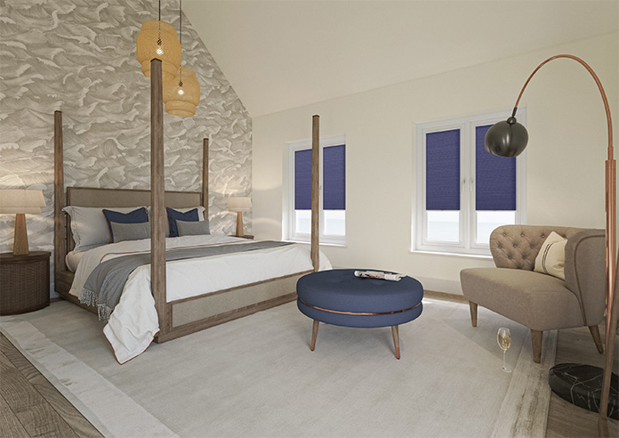 Obscura, Dark Navy - Stick Fit Honeycomb Blind - Image 7